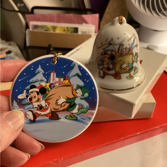 Disney MATCHING ornament and bell. - Picture 2 of 7